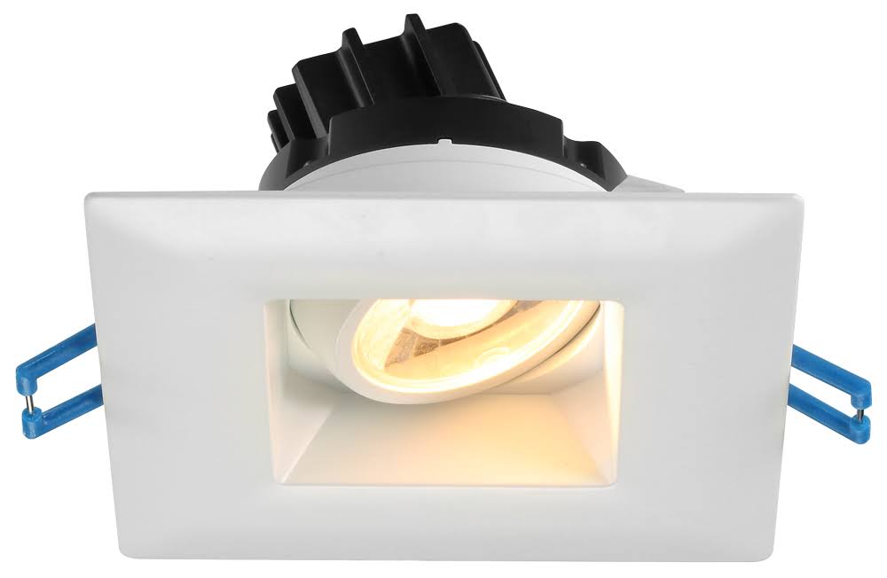 3 inch Square Regressed Gimbal 7.5W LED 3500K White 15 Degree 620 Lm Type IC Air-Tight Wet Locations CRI 90 F5275