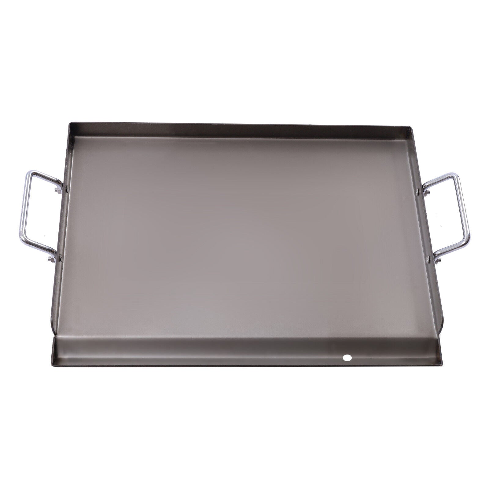 Stainless Steel Griddle Pan for BBQ Gas Grill & Charcoal Grill S5631