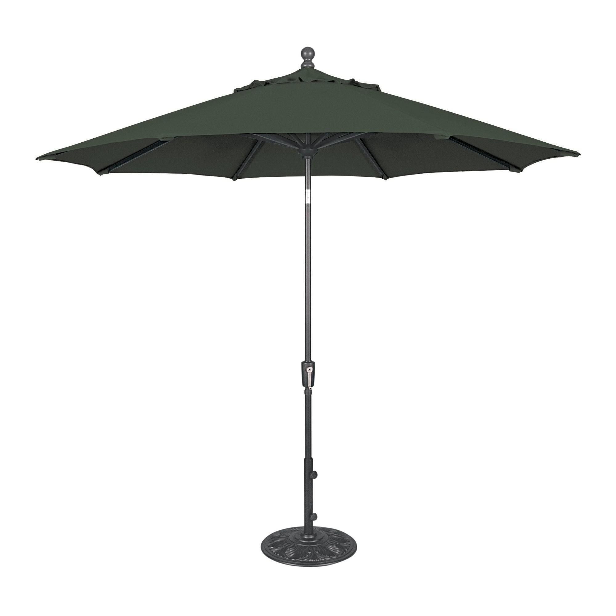 Forest Green Octagon Push Button Tilt Umbrella S604736