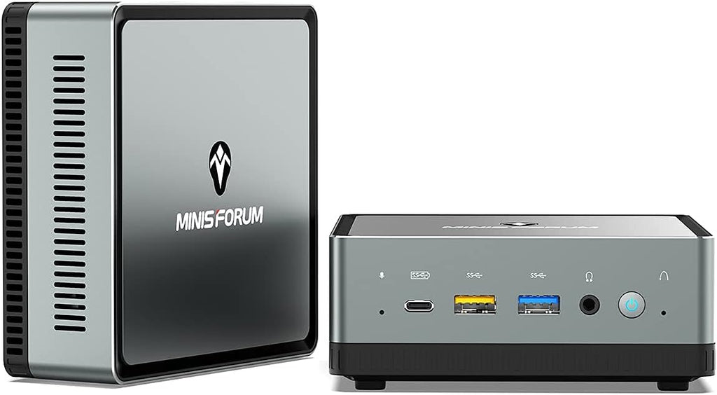Mini PC AMD Ryzen 7 3750H, 8 GB RAM 256 GB PCIe SSD, Radeon RX Vega 10 Graphics, Dual WiFi BT 5.1, HDMI 2.0, USB-C, 2X RJ45, 4X USB K422908