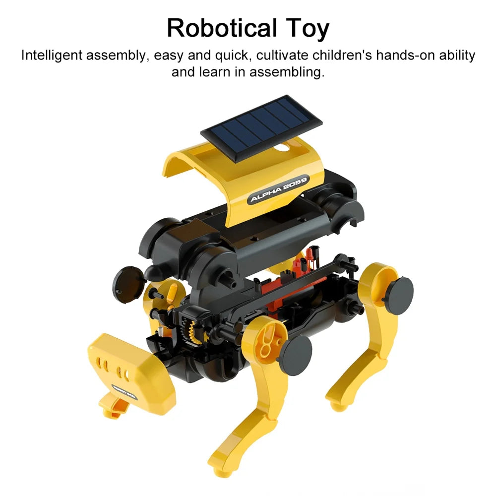 Solar Powered Robot Dog Cattle Kit Science Experiment A893