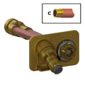 4x22 Brass Wall Hydrant I5130