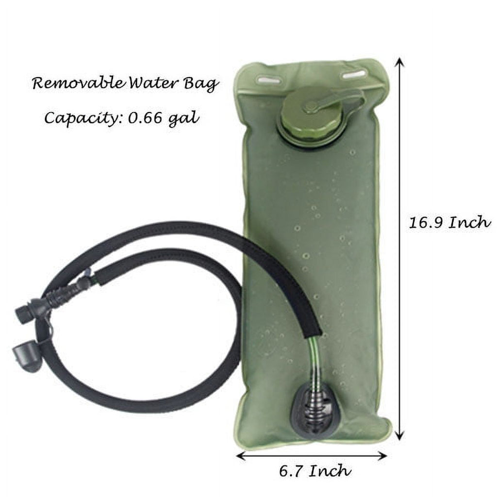 Waterproof Reflective Hydration Backpack with Water Bladder F2649