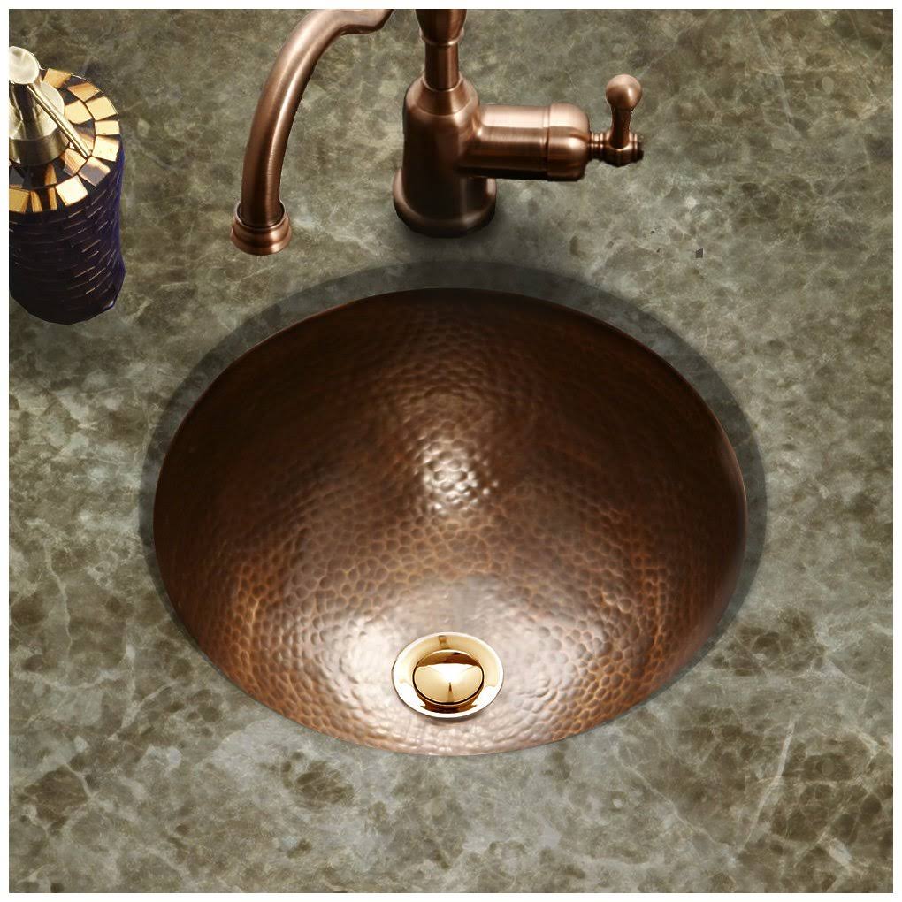 Antique Copper Undermount Lavatory Sink F158