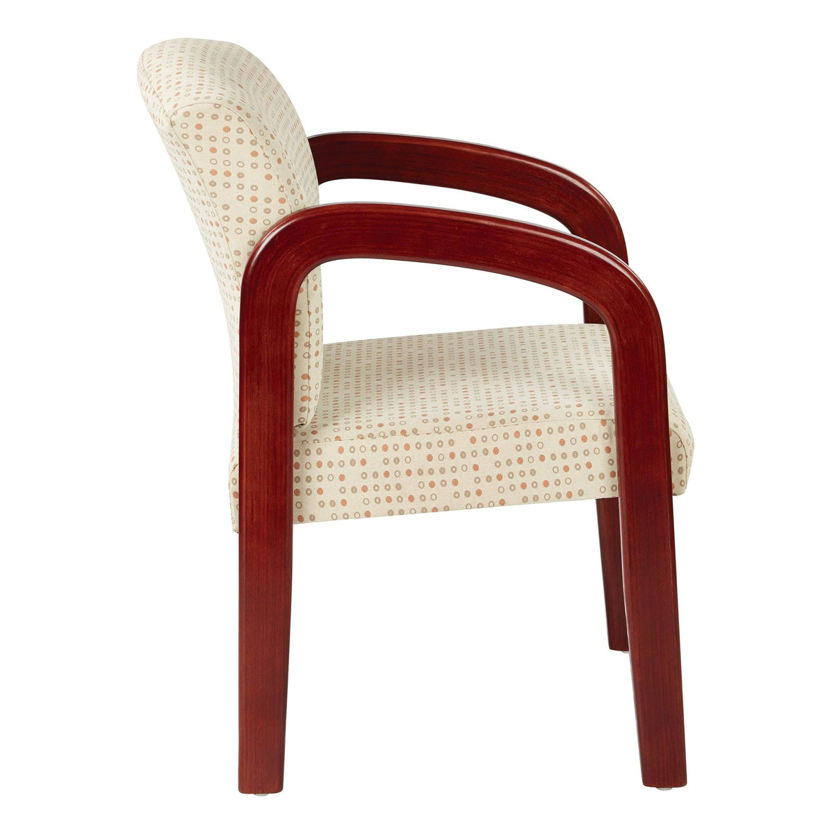 Cherry Finish Wood Visitor Chair C299
