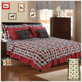 3 Piece Reversible Quilt, Brown - Full - Queen I6478