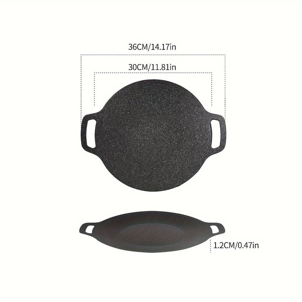 Non-stick Coating Round BBQ Grill Pan N115412