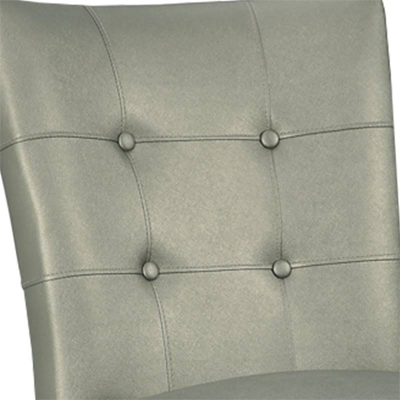 Gray Wood High Chair Set of 2 Q35327