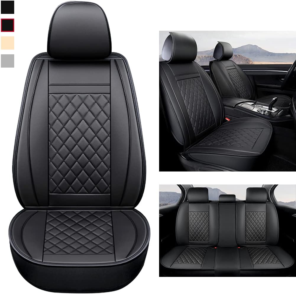 Beige Rear Bench Car Seat Cover W334