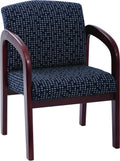 Cherry Finish Wood Visitor Chair C299