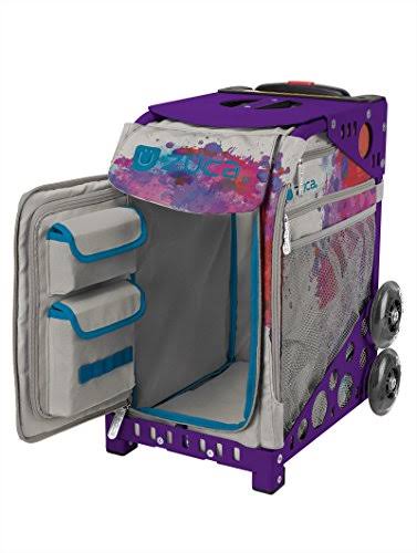 Purple Frame Sport Insert Bag with Flashing Wheels J514