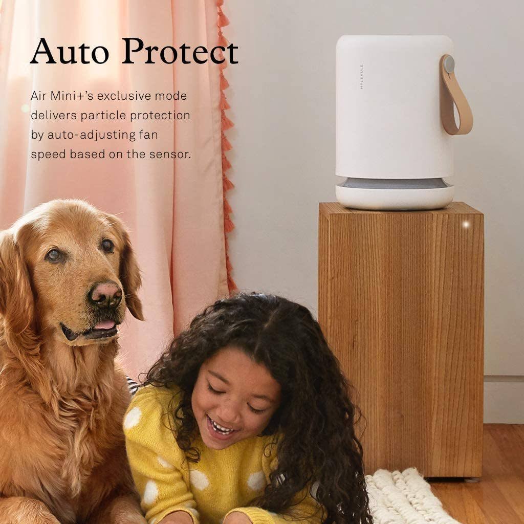 White Air Purifier with Particle Sensor L98428