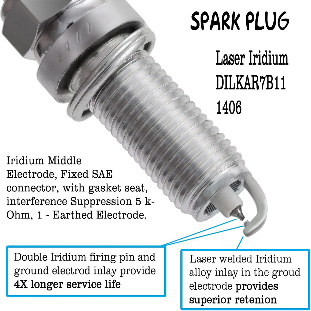 Ignition Coil Packs and Spark Plugs for V6 3.5L O69649