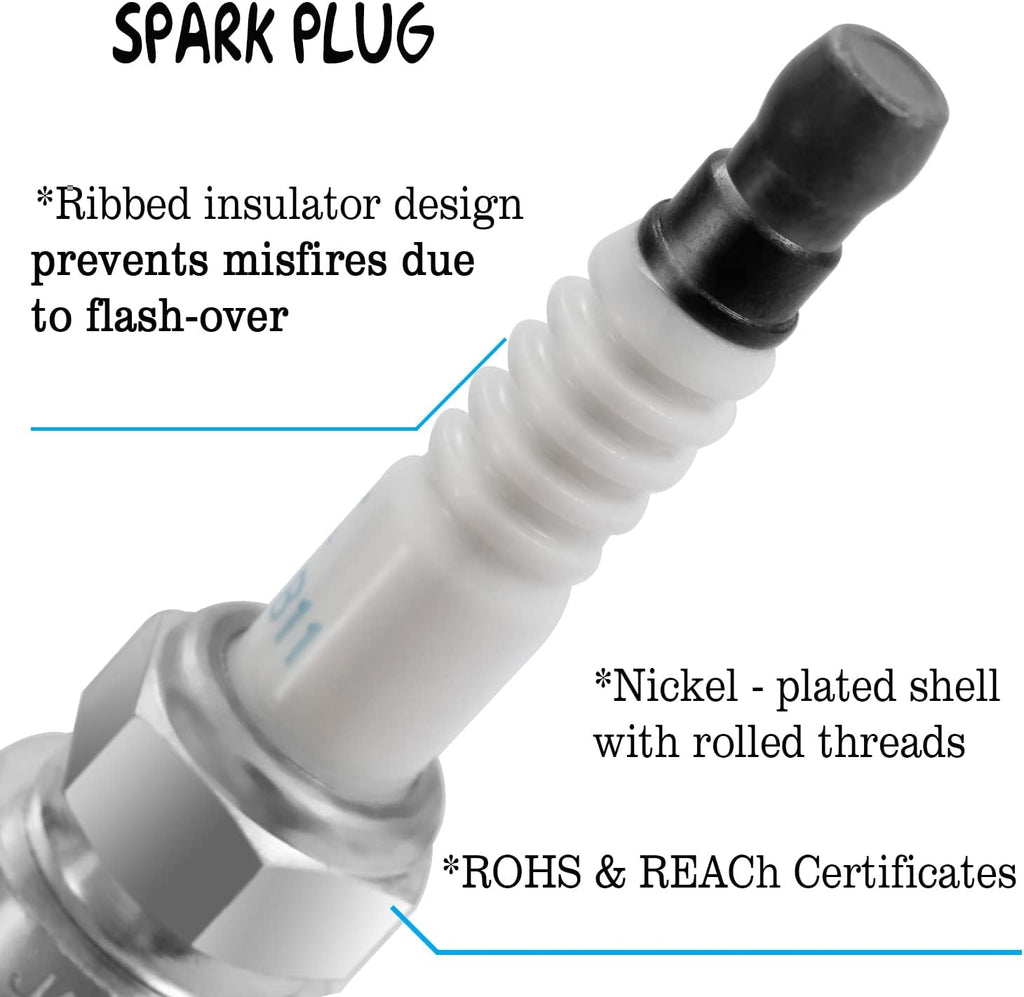 Ignition Coil Packs and Spark Plugs for V6 3.5L O69649