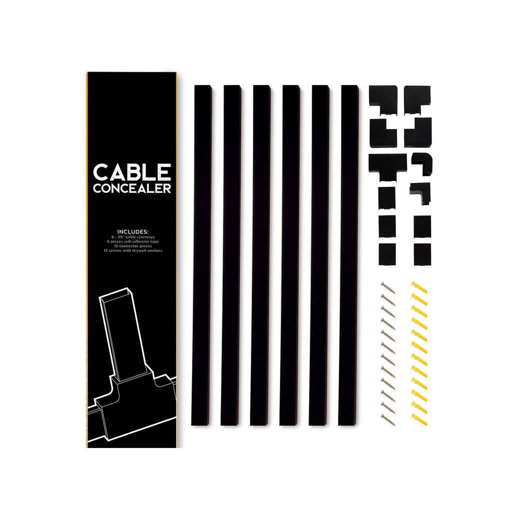 Black Cable Management Raceway Kit Z4630