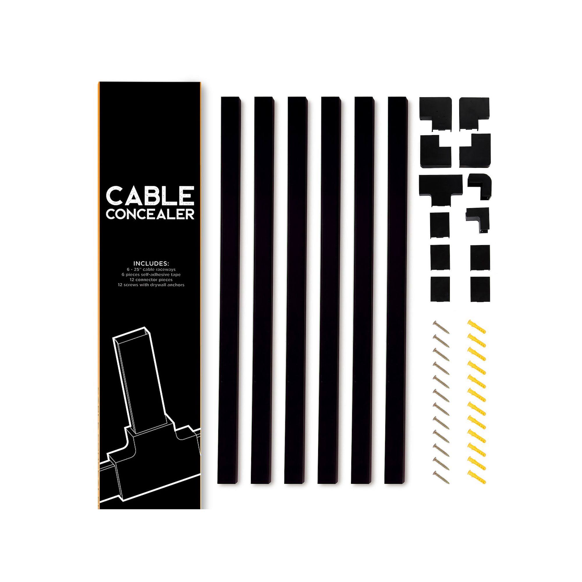 Black Cable Management Raceway Kit Z4630