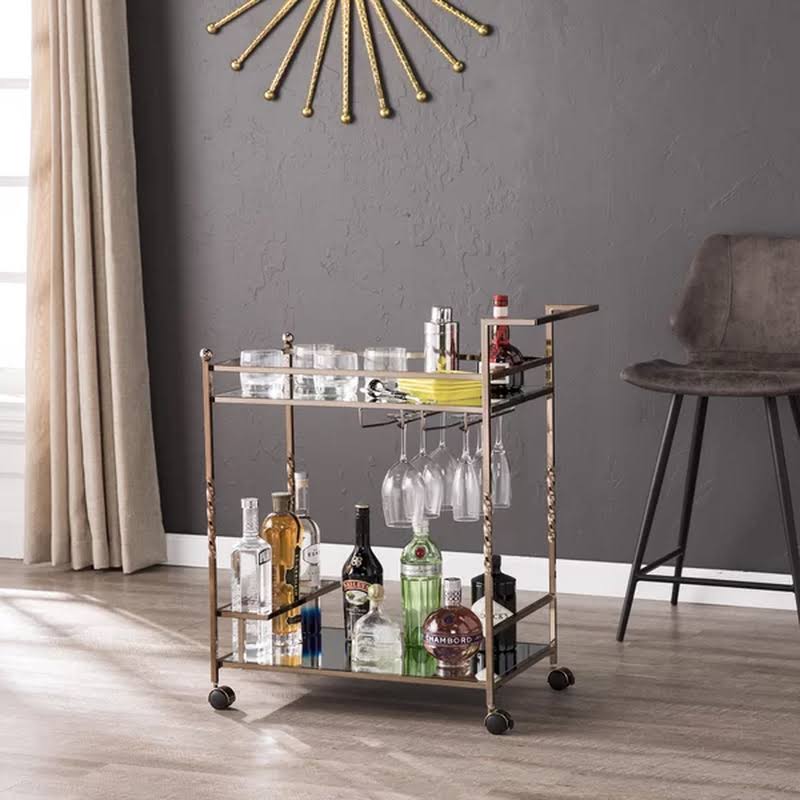 Chrome Bar Cart B941962