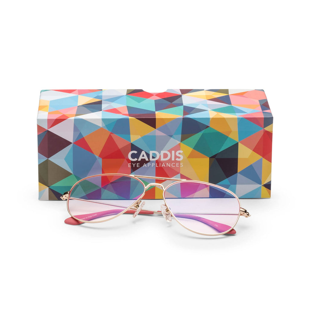 Polished Gold/Rose Blue Light Readers N5056