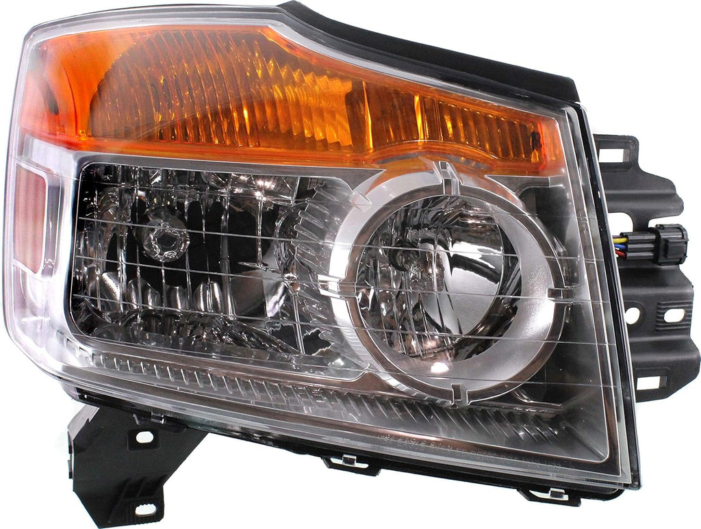 Headlight Assembly Compatible with 2008-2015 Nissan Armada Halogen Passenger Side U51872