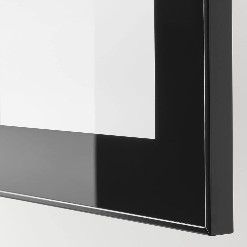 High-gloss Black Wall-Mounted Cabinet P535