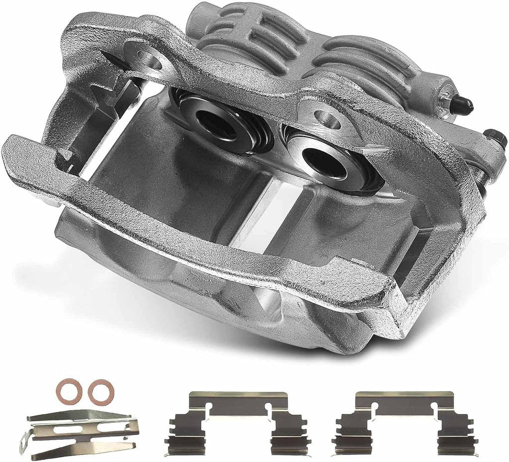 Disc Brake Caliper Assembly with Bracket Rear Left and Right Side 2-PC Set J3106