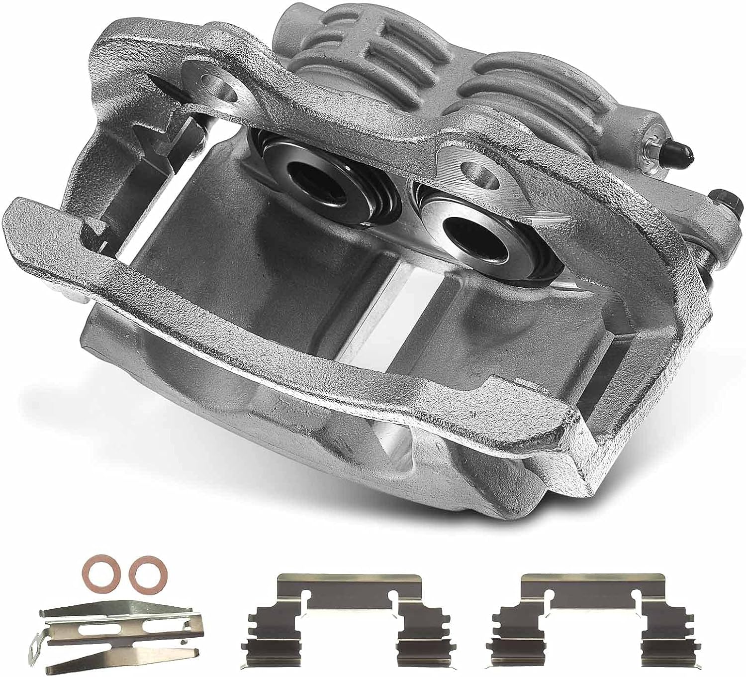 Disc Brake Caliper Assembly with Bracket Rear Left and Right Side 2-PC Set J3106