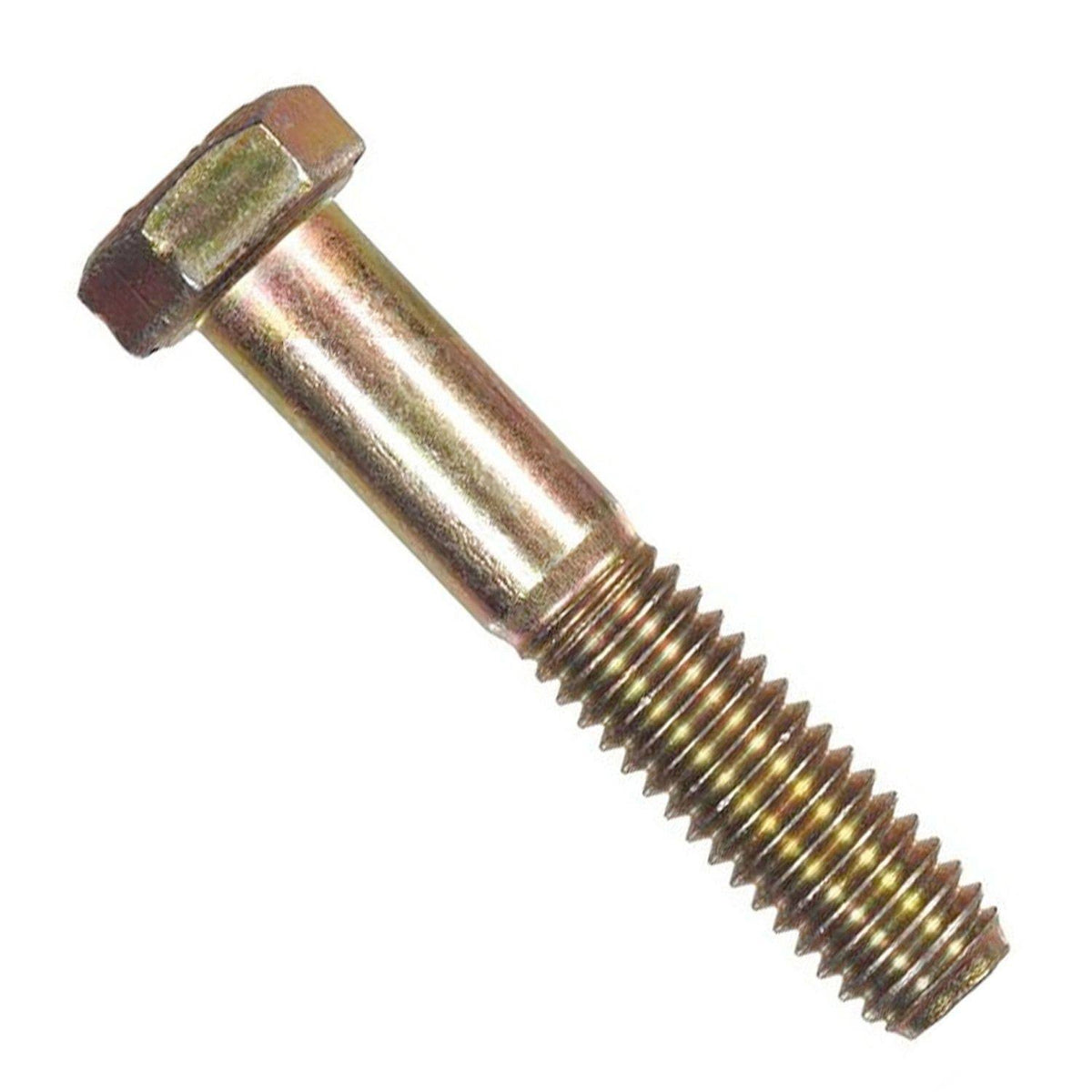 3/8x22-16 x 8x22 Yellow Zinc Hex Head Cap Screw Grade 8 T978