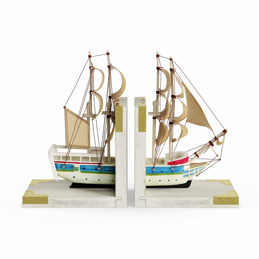 Nautical Trade Ship Book Ends E844958