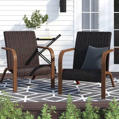 Dark Brown Patio Chair C815