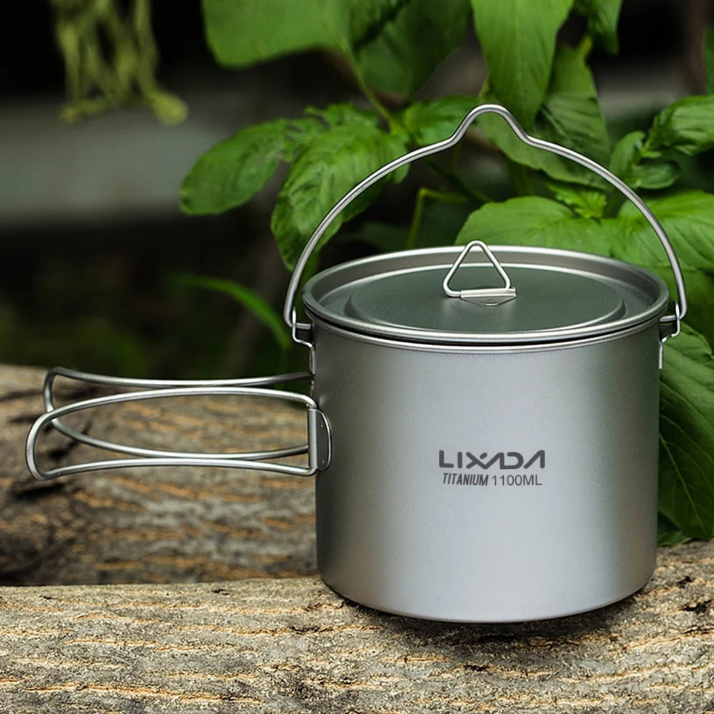 Ultralight Pot Water Mug Cup with Lid and Foldable Handle Z9227