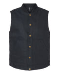 Black Insulated Canvas Workwear Vest C54279