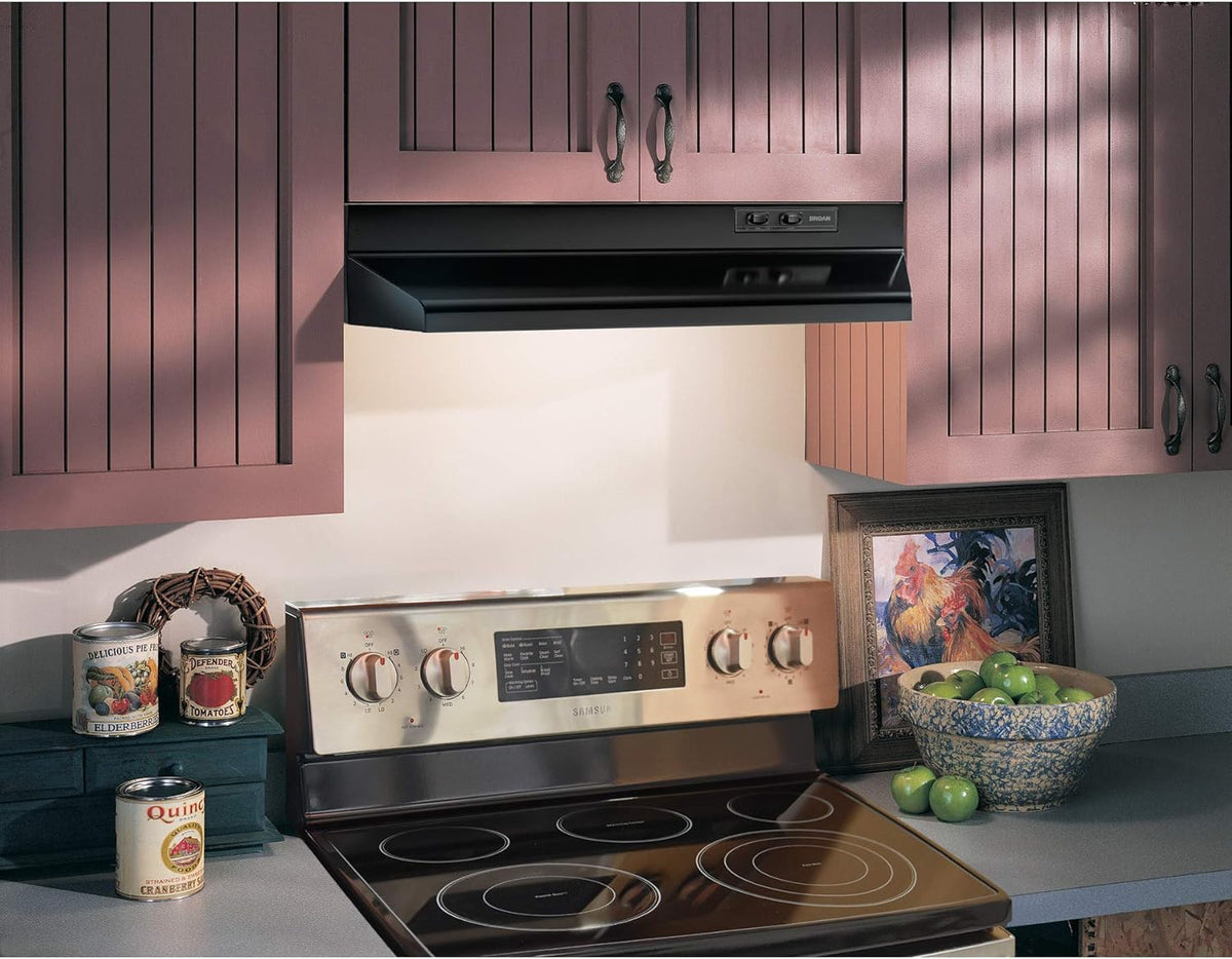 Black 30 Inch Under-Cabinet Range Hood A768