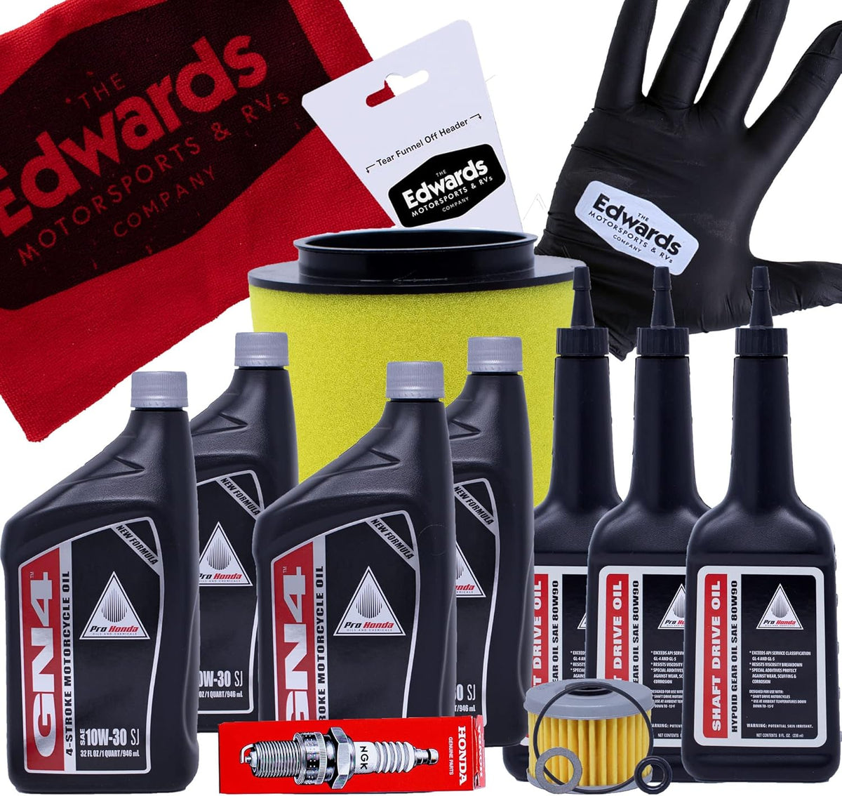 Oil Change Kit with Spark Plug and Air Filter Pack of 2 V974041