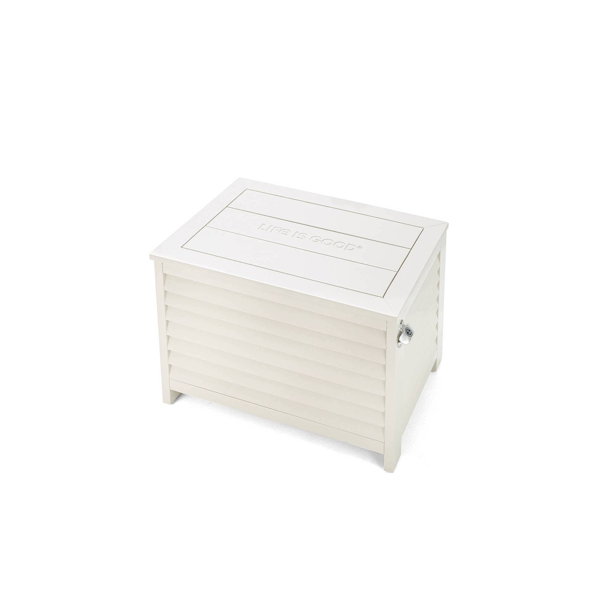 White Acacia Wood Cooler Q26565