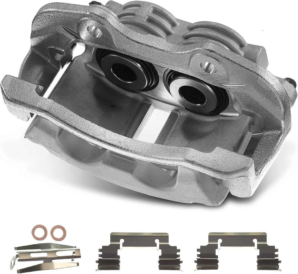 Disc Brake Caliper Assembly with Bracket Rear Left and Right Side 2-PC Set J3106