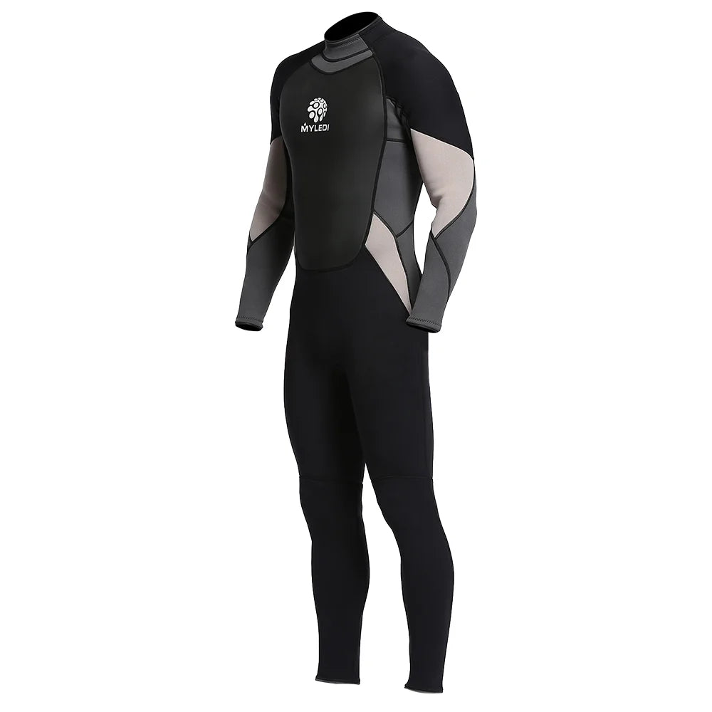 3mm Back Zip Full Body Wetsuit Jumpsuit H304
