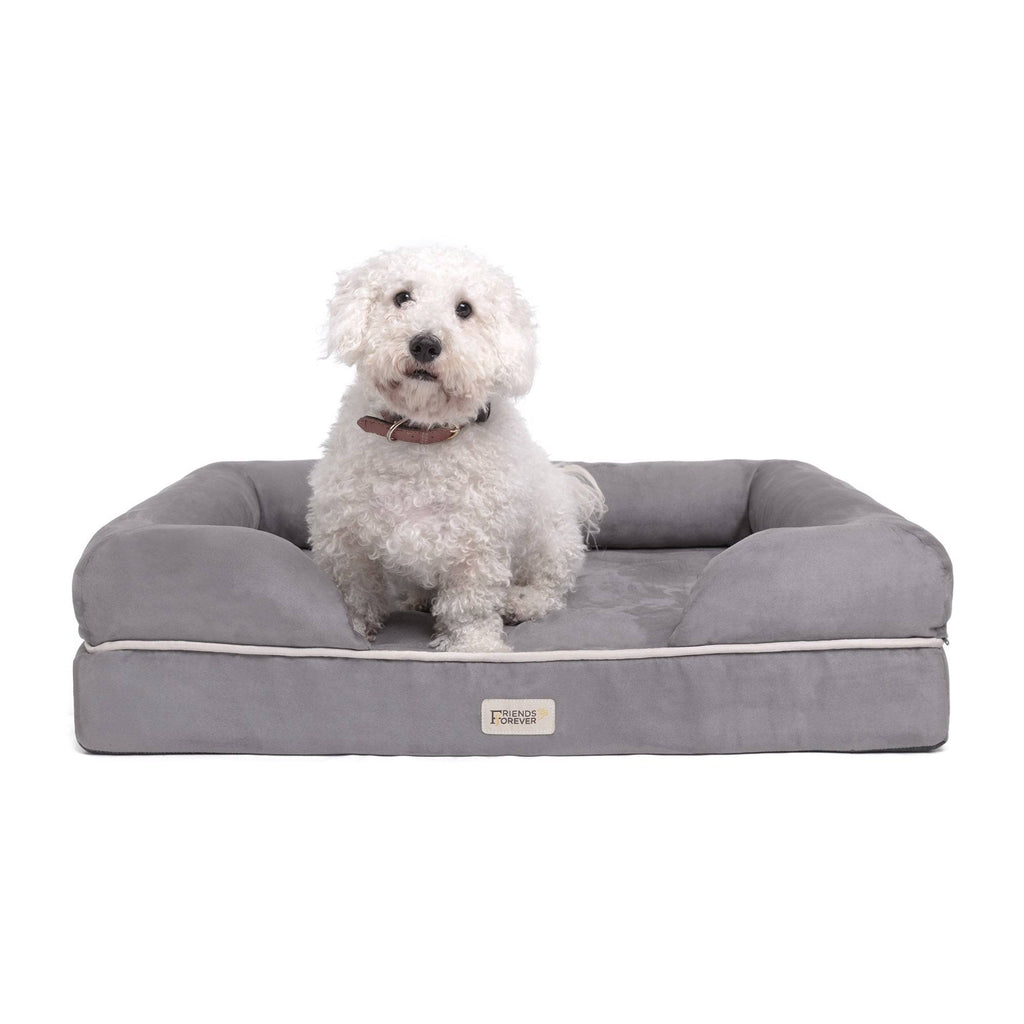 Khaki Chester Pet Couch with Solid Memory Foam W495930