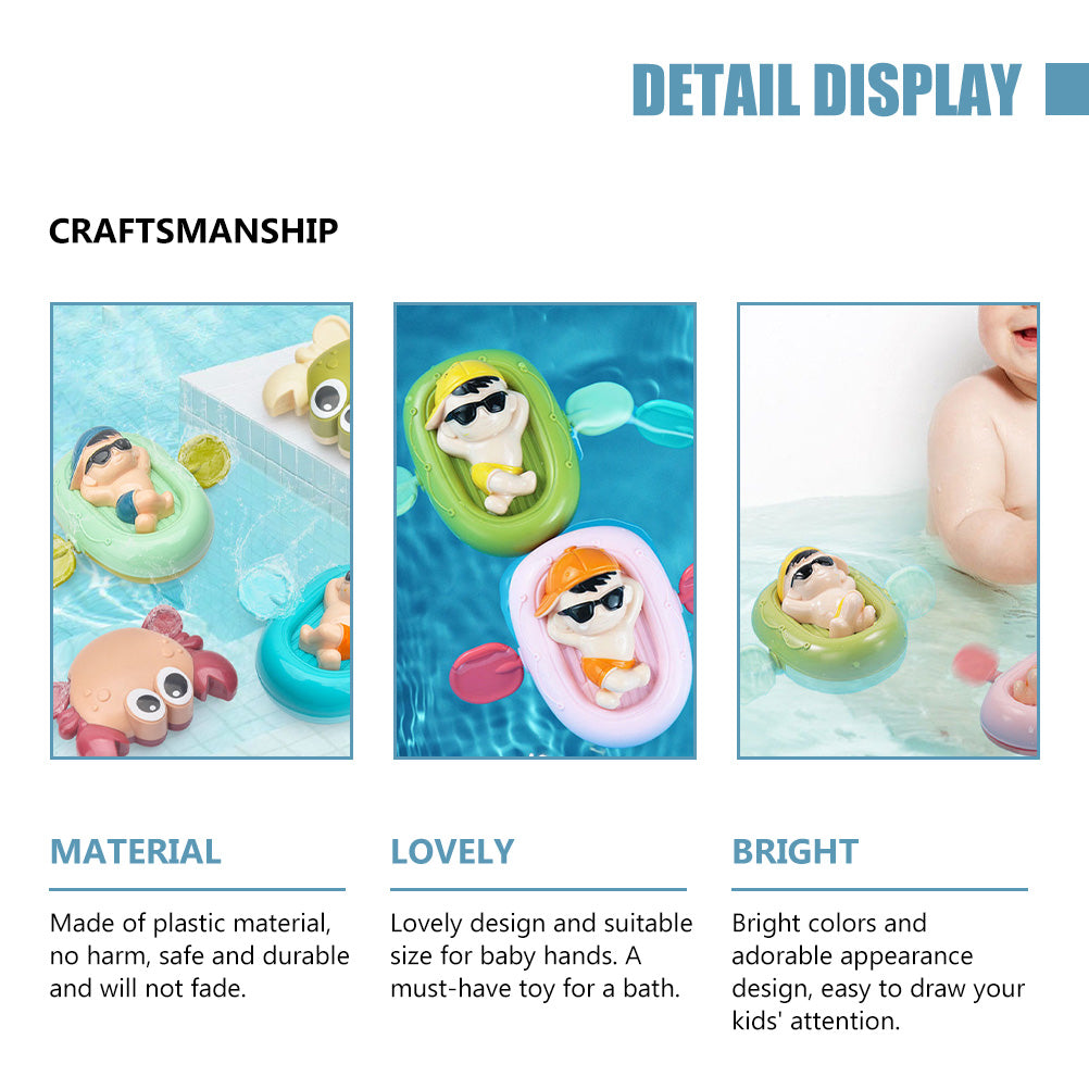 2pcs Boat Design Bathing Toys O9894