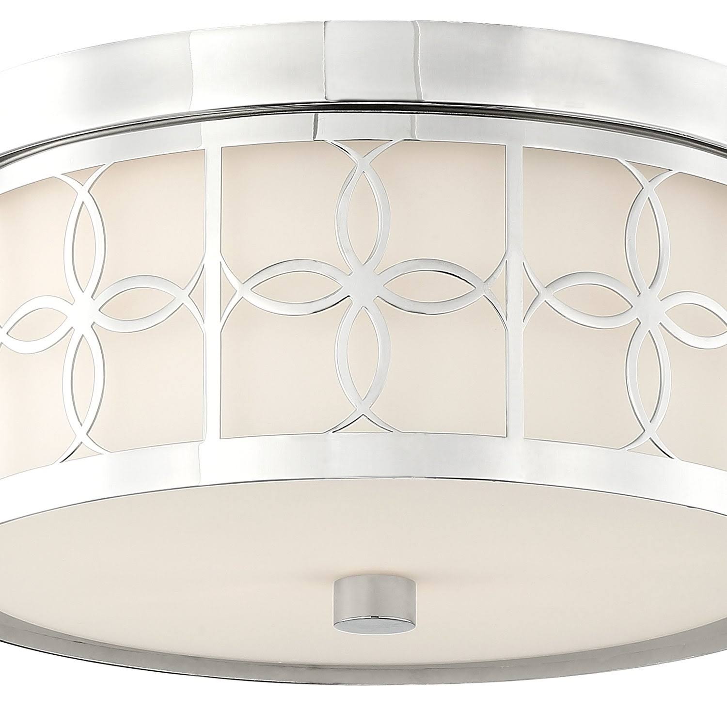 Polished Nickel 2 Light Ceiling Mount J3012
