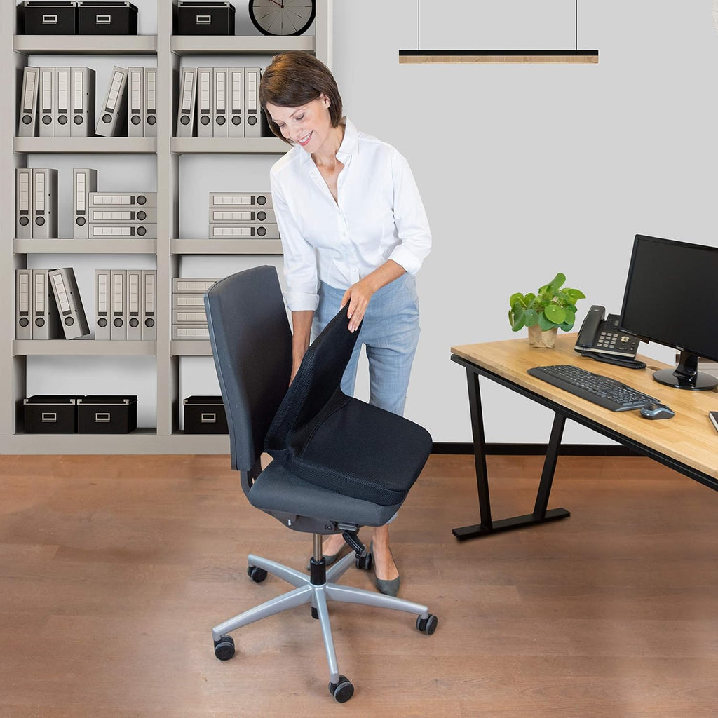 Memory Foam Seat Cushion for Office, Car, Wheelchair V404365