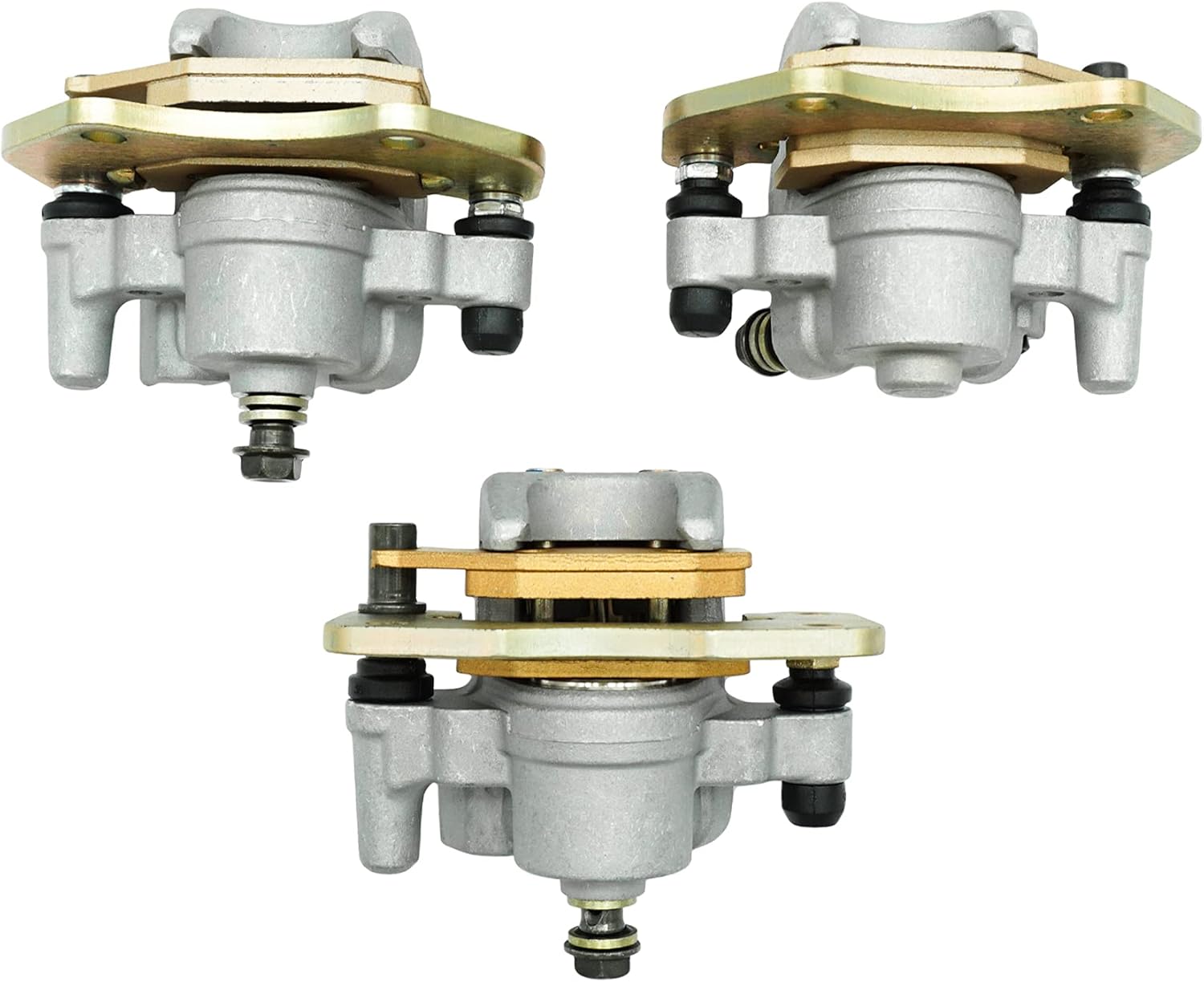 Front Left Right & Rear Brake Calipers W/Pads Pack of 2 Z1164