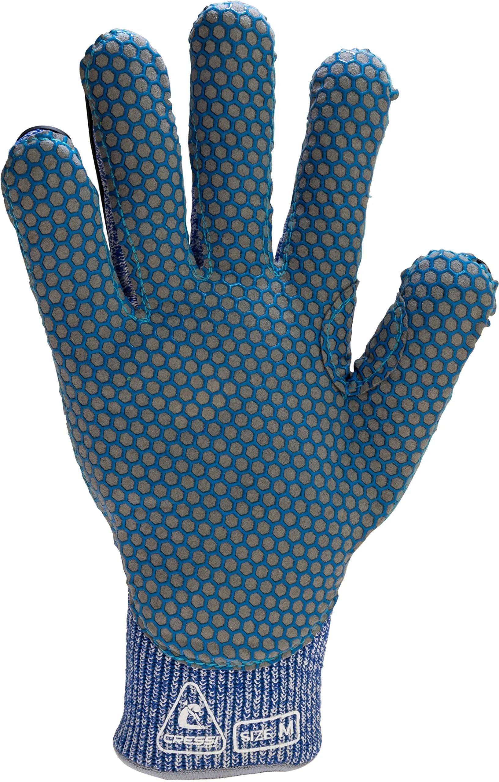 Blue Medium Hex Grip Gloves M621495