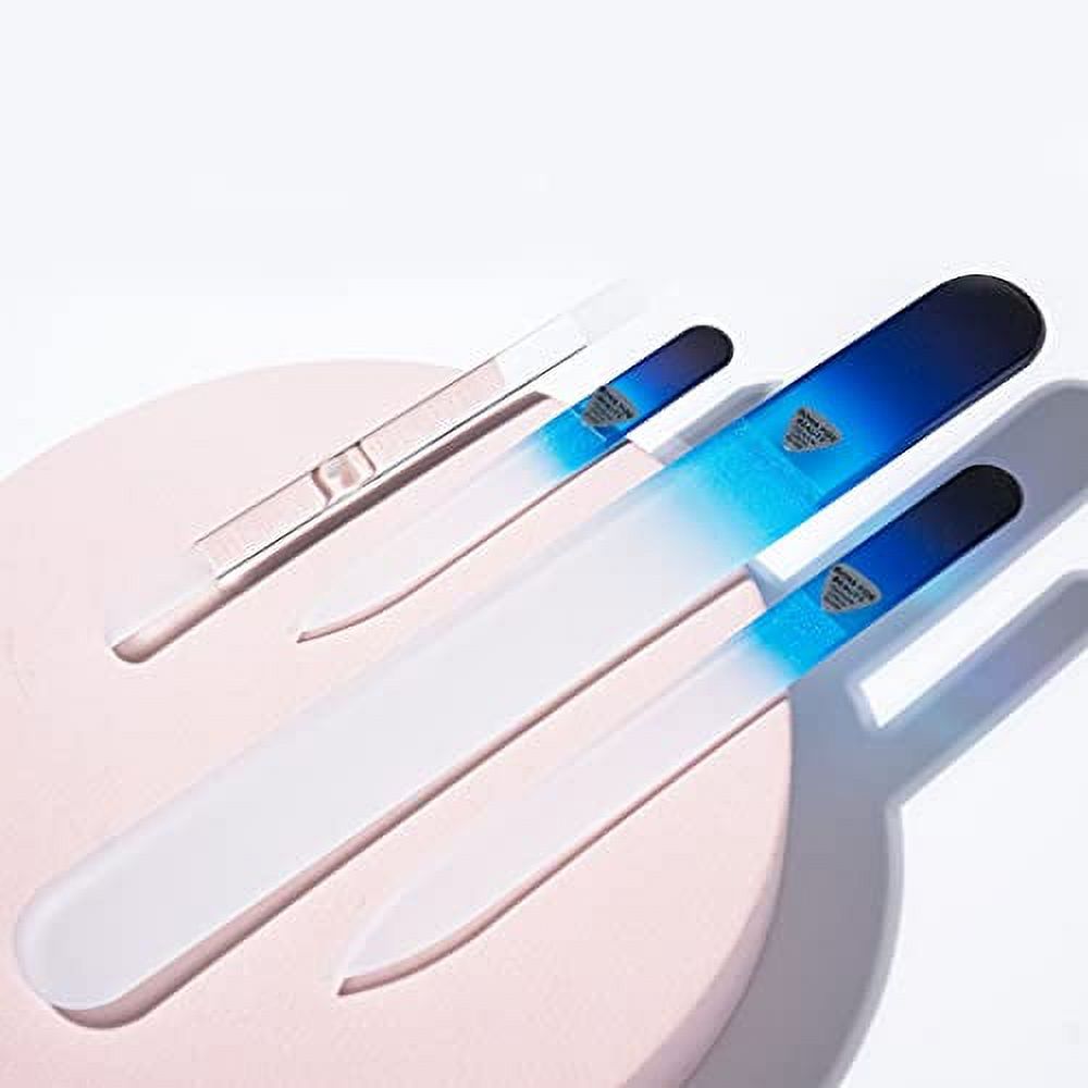 Glass Nail File Set with Cuticle Trimmer V25653