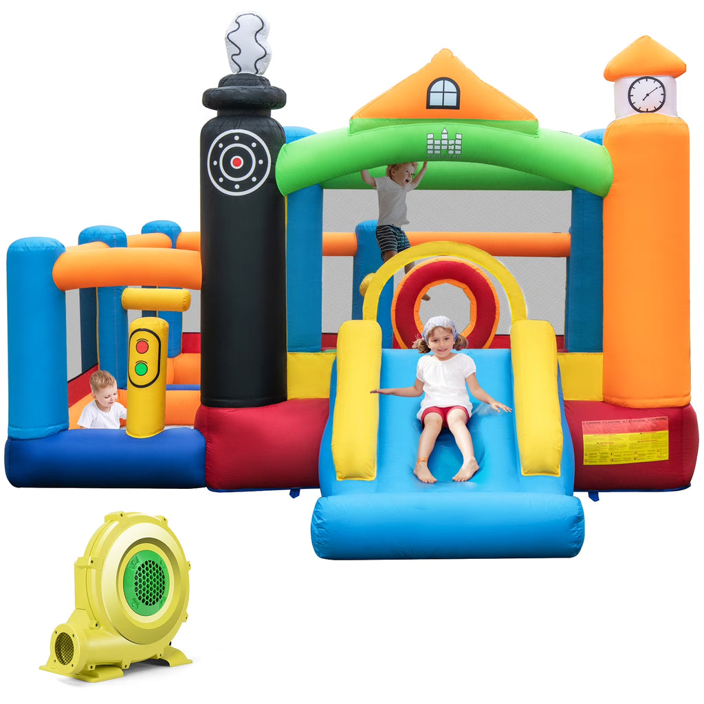 Inflatable Bounce Castle with Ocean Balls & 950W Blower Z627834