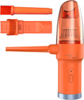 Orange 60000 RPM 2-in-1 Compressed Air Duster & Vacuum Z961