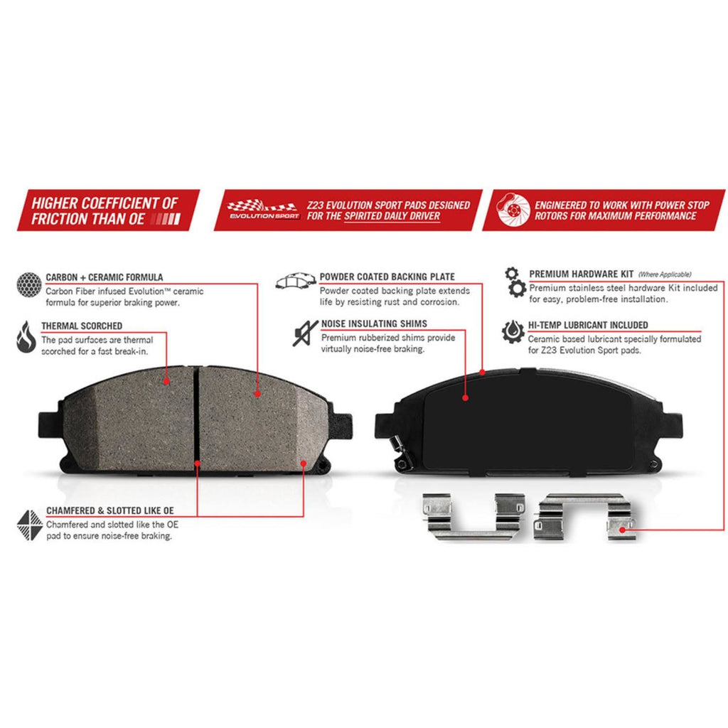 Front Z23 Evolution Sport Brake Kit P778