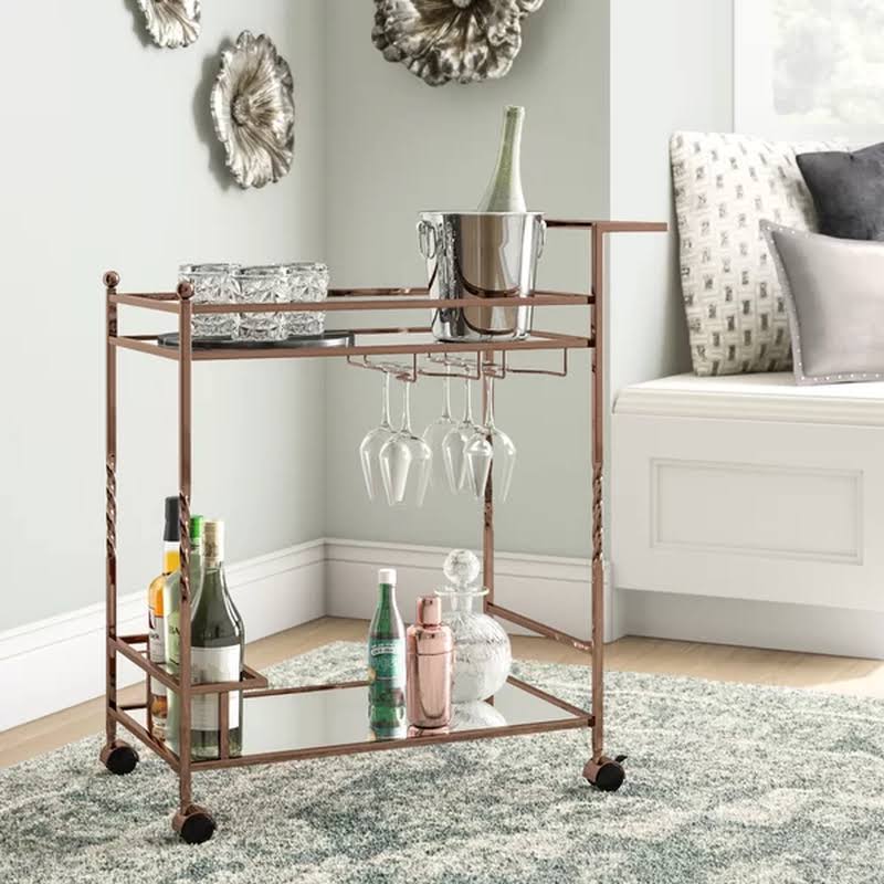 Chrome Bar Cart B941962