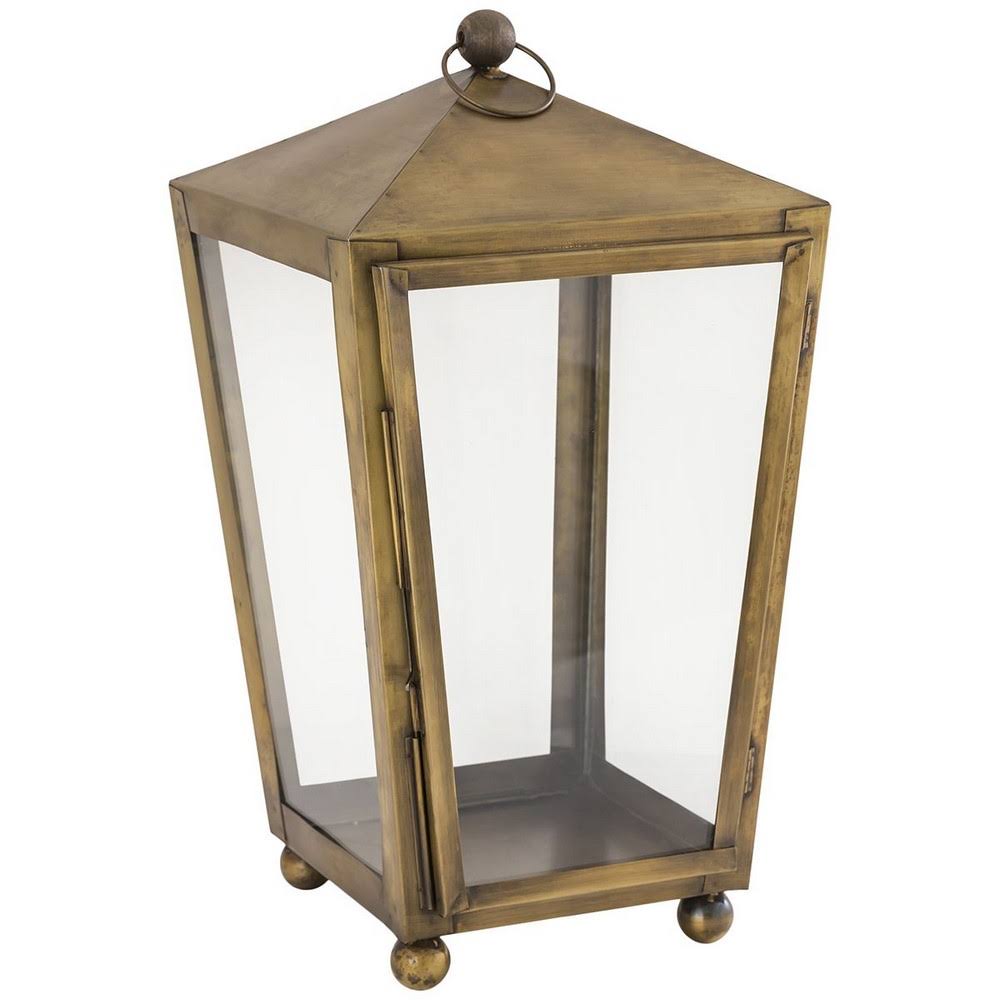 Gold Large Candle Lantern U7501