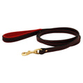 Burgundy Red Leather Dog Leash X31351
