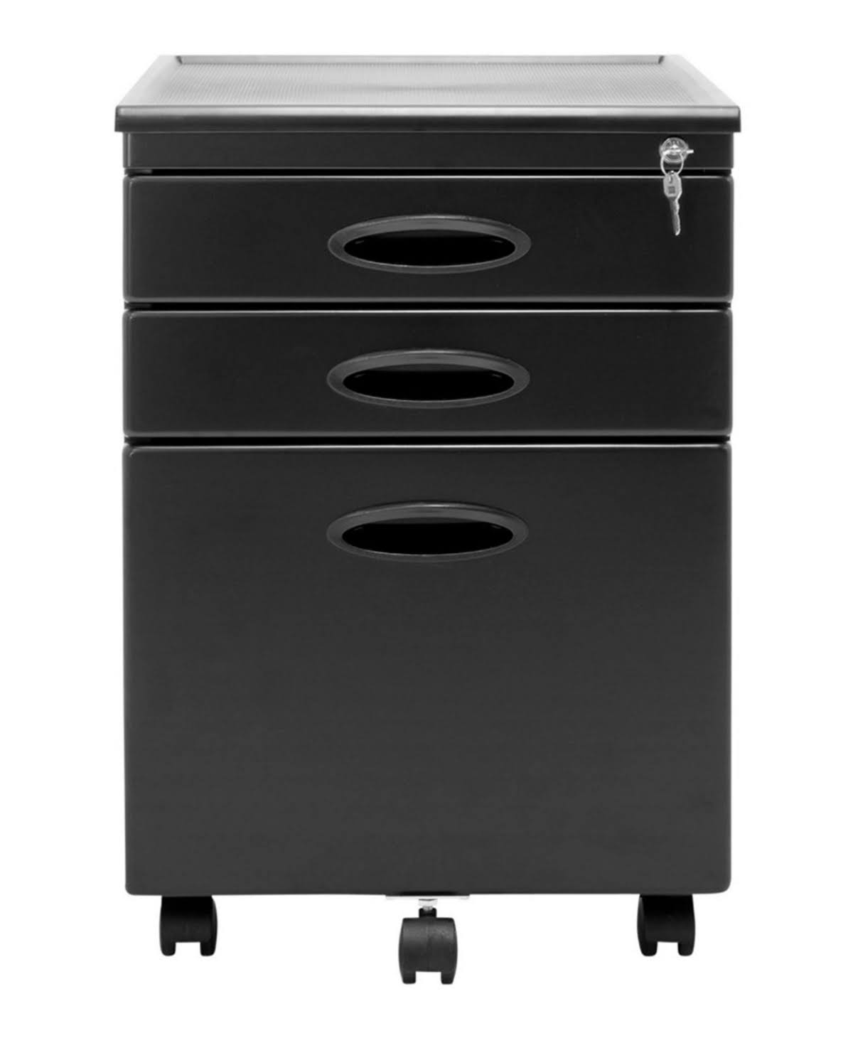 Black File Cabinet J6731